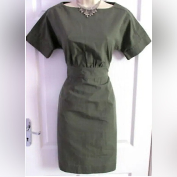 COS Army Green Khaki Cotton Dress • 6 - Picture 9 of 9